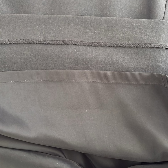 NWOT Talbots Elegant Navy Sleeveless Dress. Small back Slit. Size 16 - Picture 7 of 10